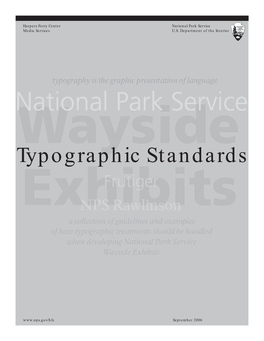 Typographic Standards