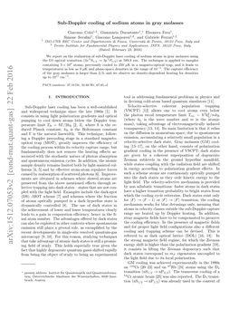 Sub-Doppler Cooling of Sodium Atoms in Gray Molasses