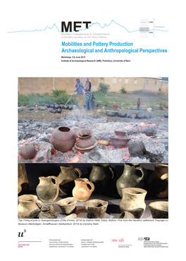 Mobilities and Pottery Production Archaeological and Anthropological Perspectives Mobilities and Pottery Production Archaeologic