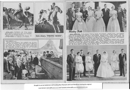 PHOTO NEWS" Plymouth, and Leonie Fanthorpe, Cousin of the Bride, New Plymouth