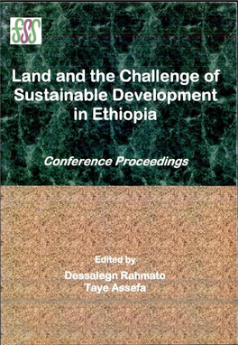 Land and the Challenge of Sustainable Development in Ethiopia