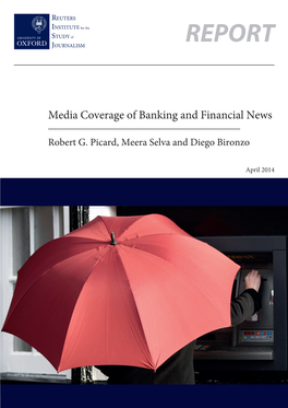 Media Coverage of Banking and Financial News (Published Jointly with I.B.Tauris) for Democracy