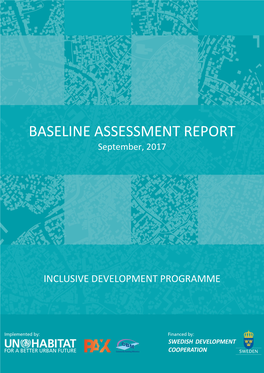 BASELINE ASSESSMENT REPORT September, 2017
