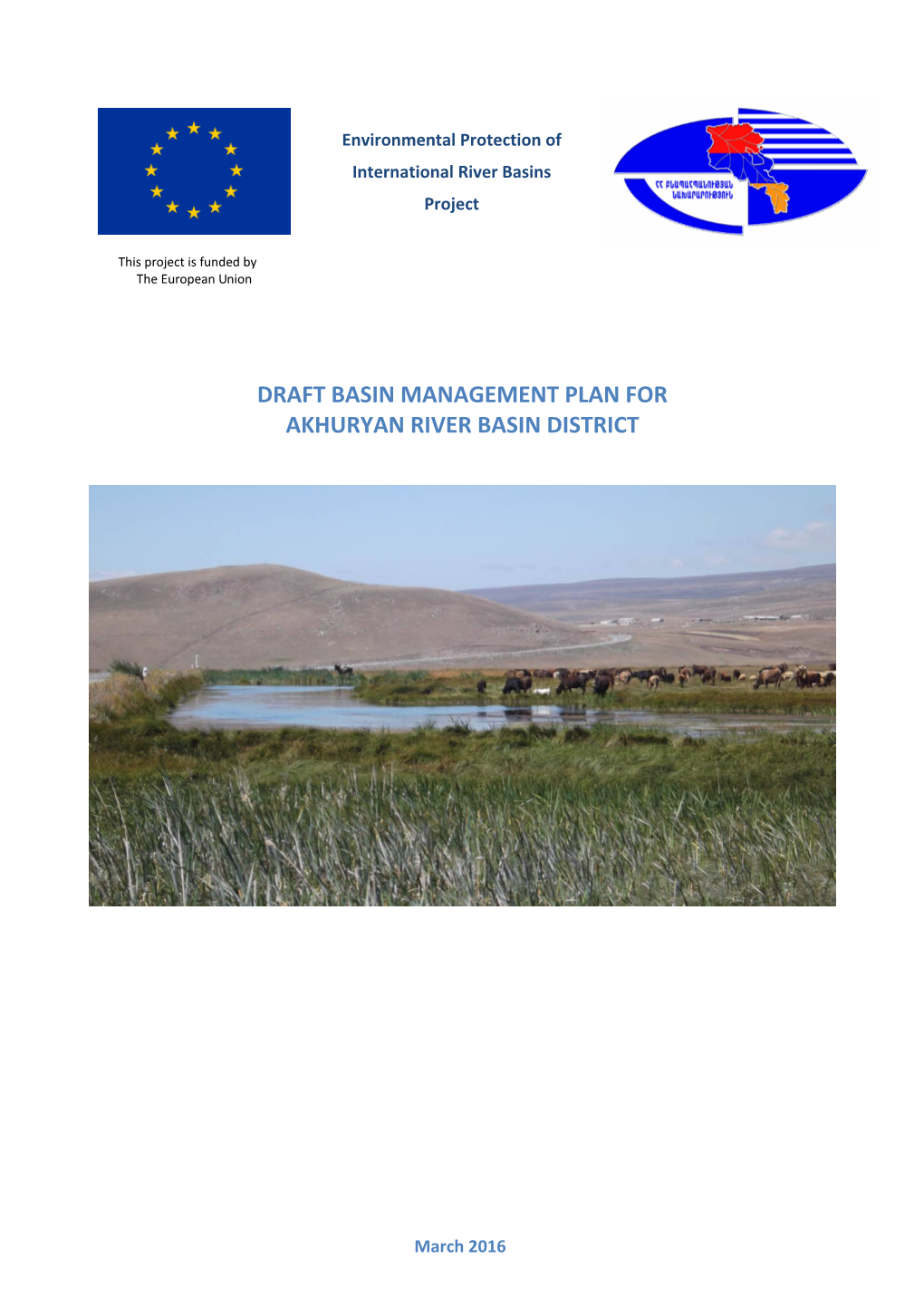 Draft Basin Management Plan for Akhuryan River Basin District