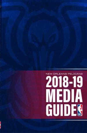 2018-19 Pelicans Media Guide
