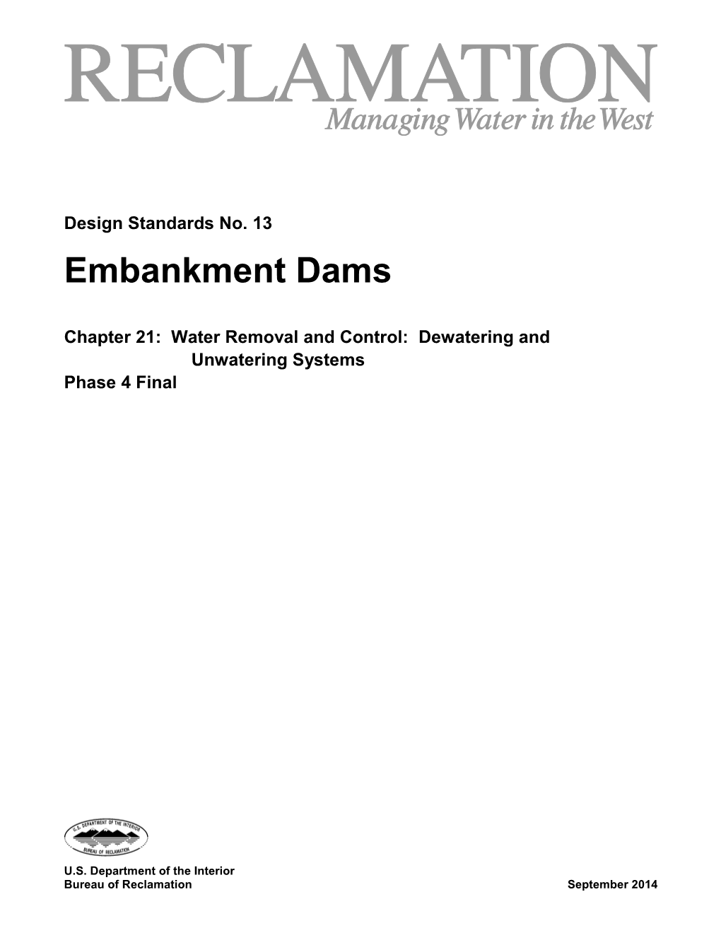 Embankment Dams