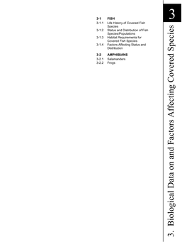 Forest Practices HCP Chapter 3