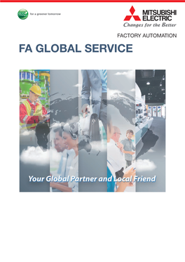 FACTORY AUTOMATION FA GLOBAL SERVICE 2 Contents