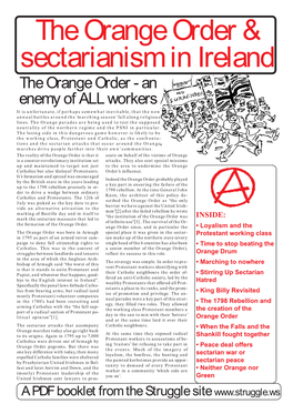 The Orange Order & Sectarianism in Ireland