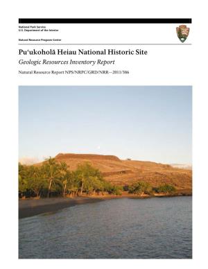 Pu'ukoholā Heiau National Historic Site