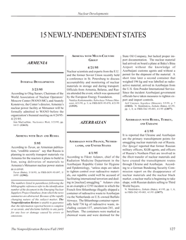 Npr 3.1: 15 Newly-Independent States
