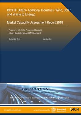 (Wind, Solar and Waste to Energy) Market Capability Assessment Report