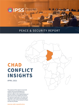 Chad Conflict Insights April 2021