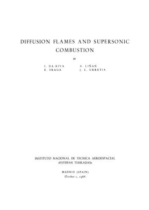 Diffusion Flames and Supersonic Combustion