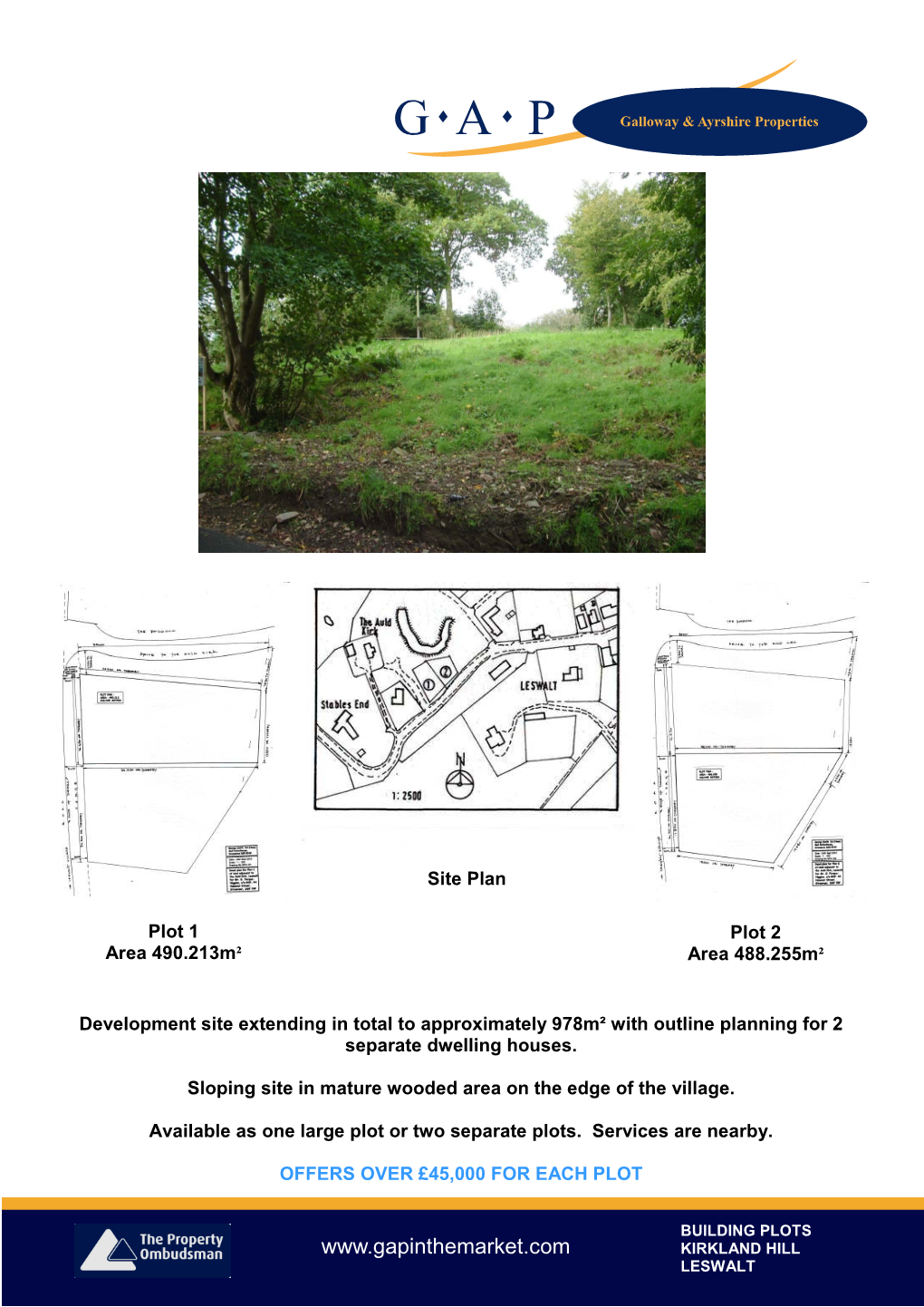 Plots Kirkland Hill Leswalt