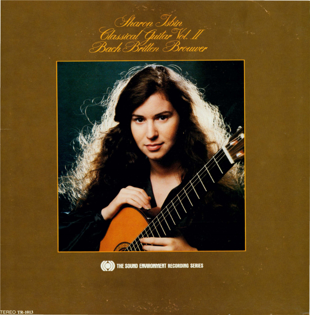Sharon Isbin Classical Guitar Vol. II Bach Britten Brouwer