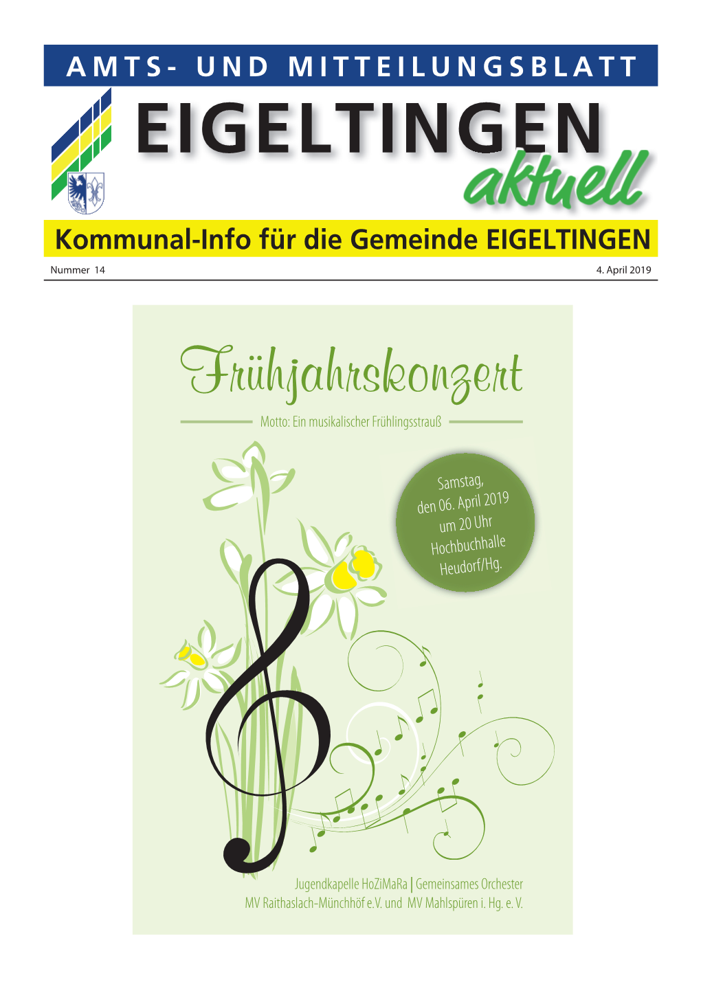 Und Mitteilungsblatt Eigeltingen