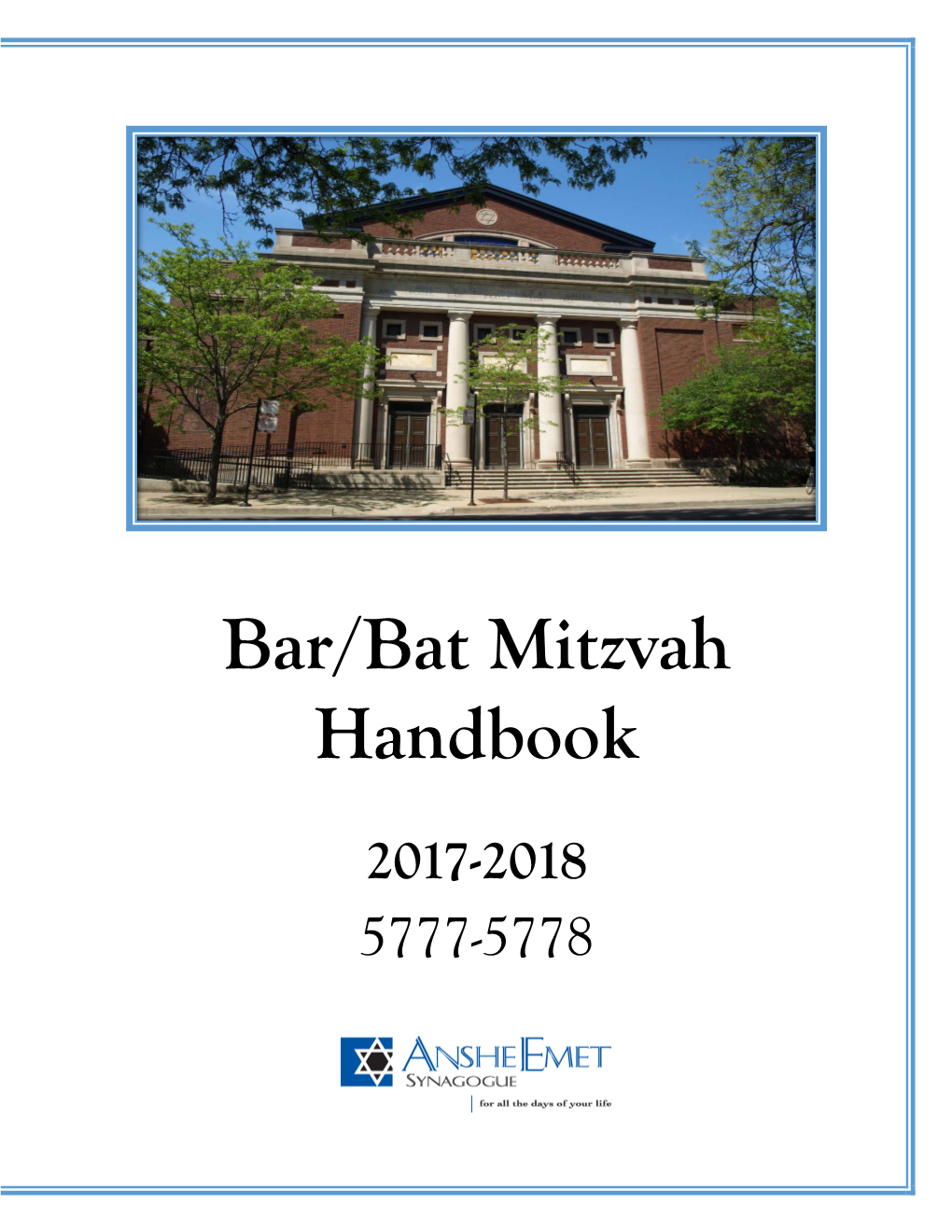 Bar/Bat Mitzvah Handbook