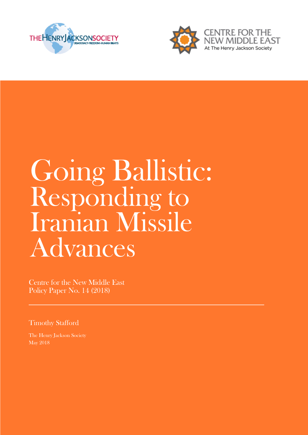 Going Ballistic: Responding to Iranian Missile Advances