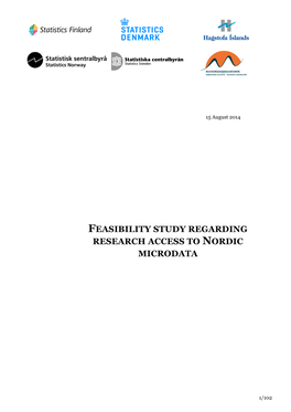 Feasibility Study Regarding Research Access to Nordic Microdata