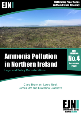 Ammonia Pollution in Northern Ireland No.4