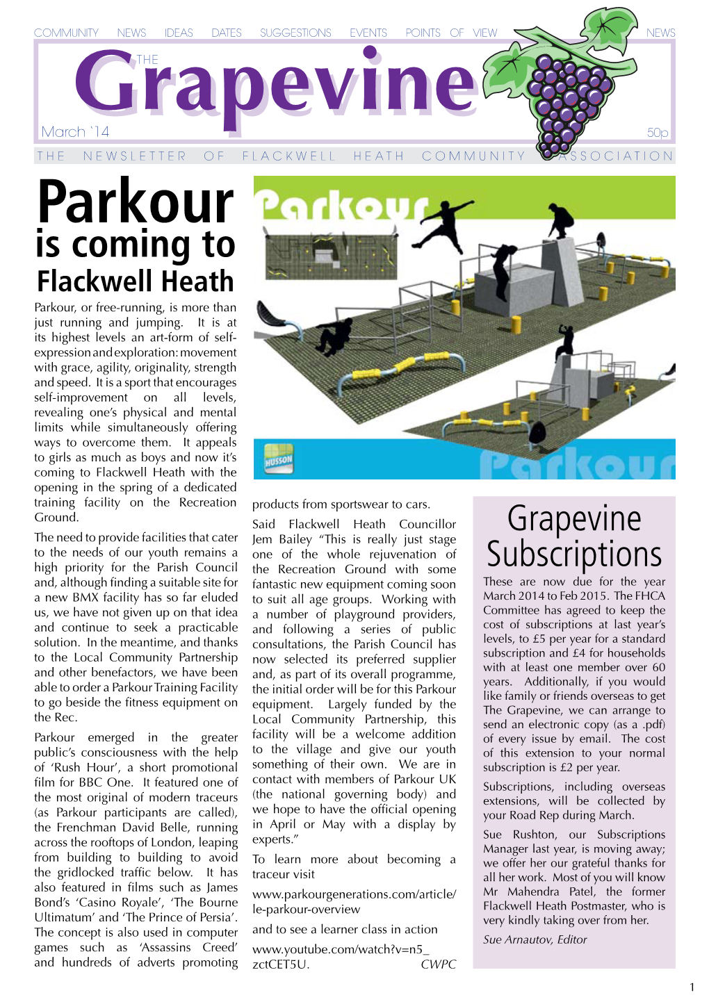 Parkour Is Coming to Flackwell Heath Parkour, Or Free-Running, Is More Than Just Running and Jumping