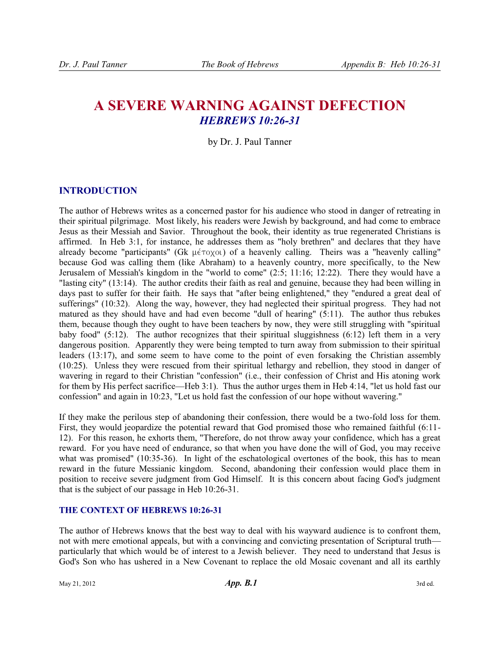 a-severe-warning-against-defection-hebrews-10-26-31-docslib