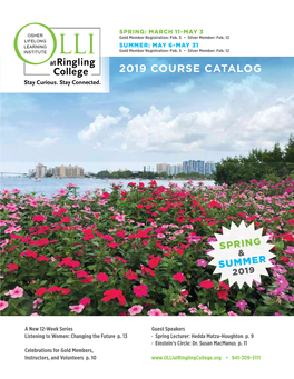 2019 Course Catalog