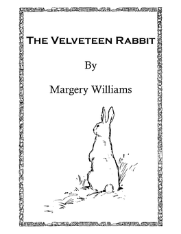 The Velveteen Rabbit by Margery Williams