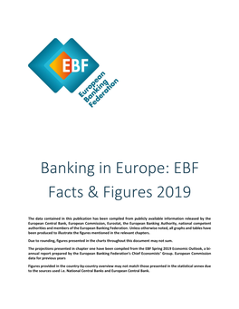 Banking in Europe: EBF Facts & Figures 2019