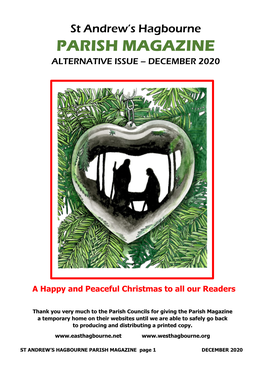 Parish Magazine Alternative Issue – December 2020