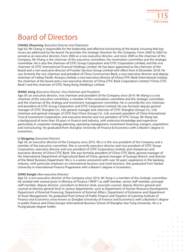 Board of Directors