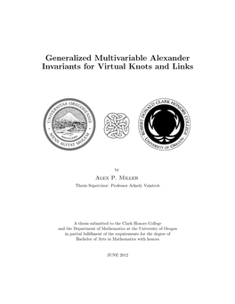 Generalized Multivariable Alexander Invariants for Virtual Knots and Links