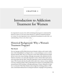 Introduction to Addiction Treatment for Women
