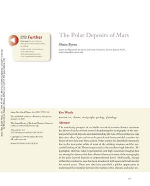 The Polar Deposits of Mars