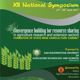 XII National Symposium 27Th – 28Th April, 2017