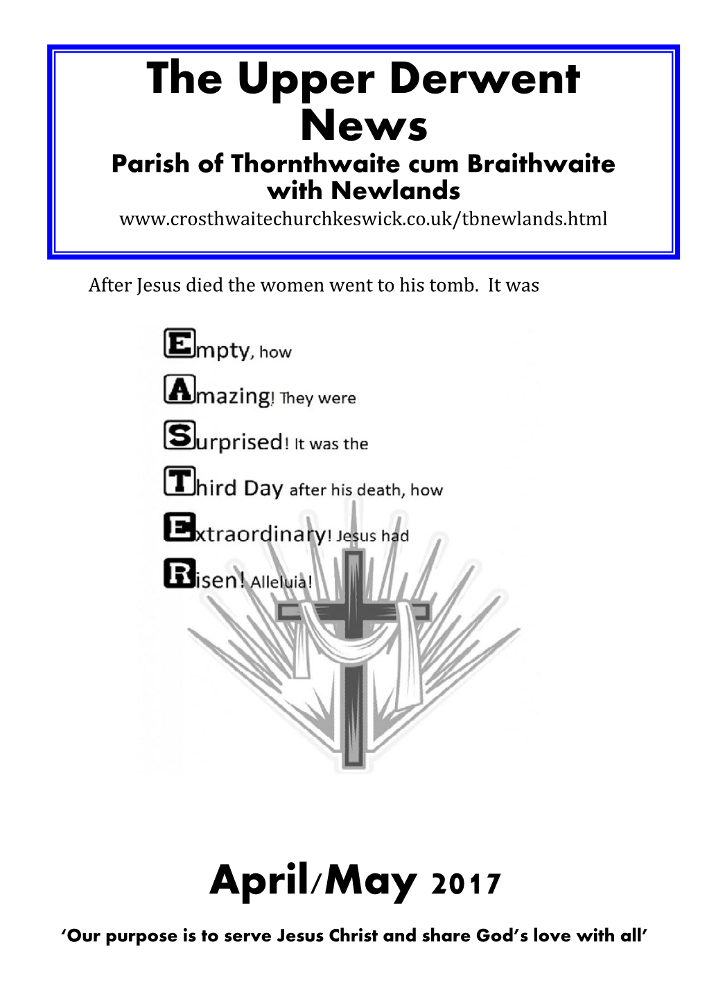 The Upper Derwent News Parish of Thornthwaite Cum Braithwaite with Newlands