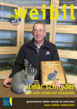 Elmar Schnyder Und Sein Schweizer Champion