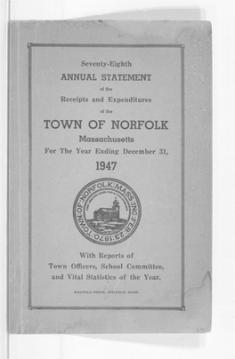 Town of Norfolk 1947