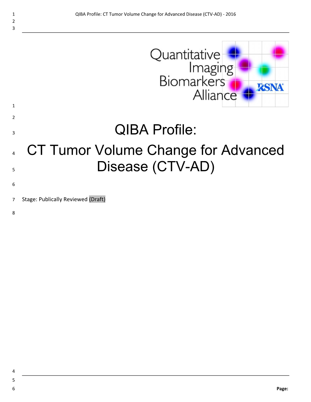 CT Tumor Volume Change for Advanced Disease (CTV-AD)