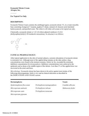 Econazole Nitrate Cream Alvogen, Inc