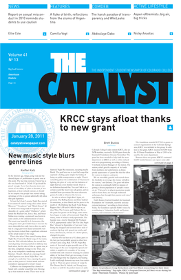 KRCC Stays Afloat Thanks to New Grant