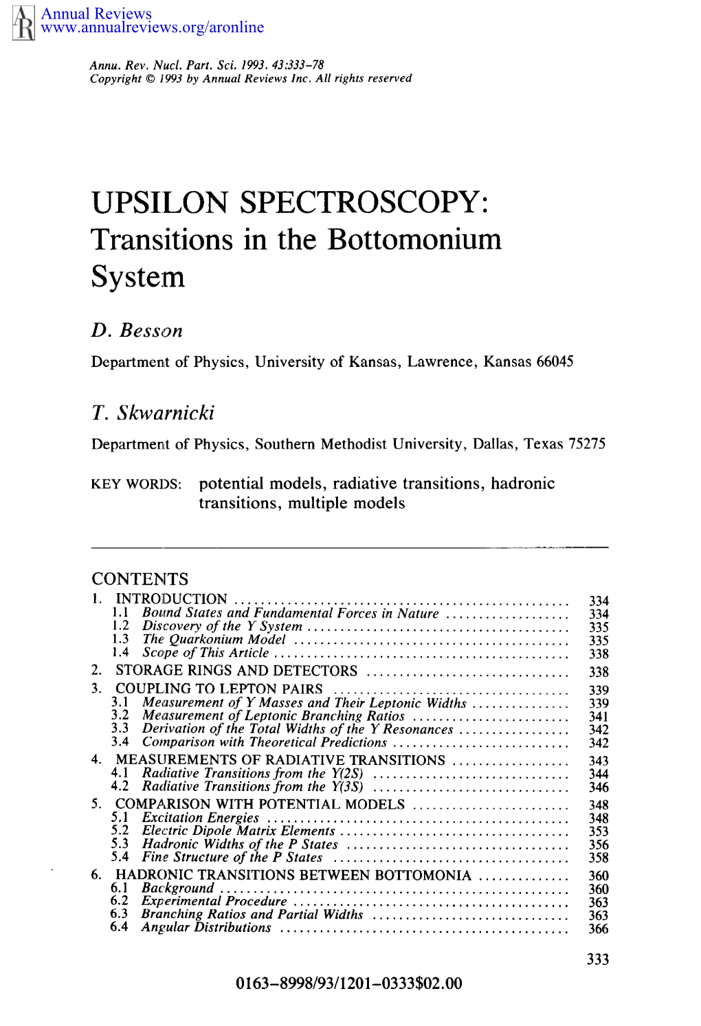 Transitions in the Bottomonium System