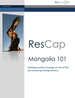 Mongolia 101 Mongolia