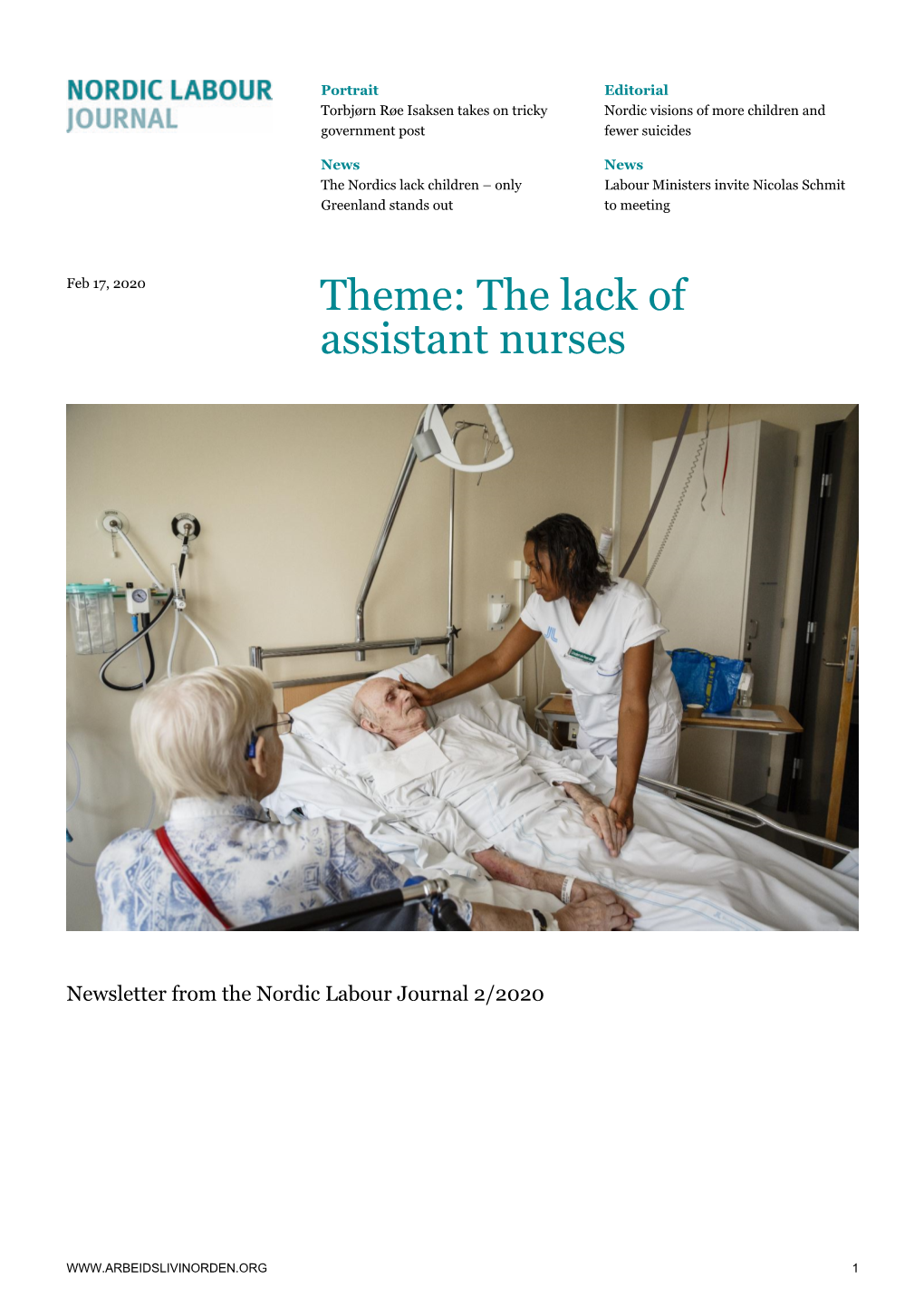 The Lack of Assistant Nurses