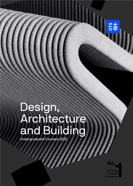 Design, Architecture and Building Undergraduate Courses 2022