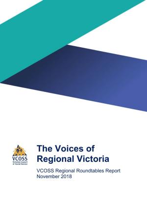 The Voices of Regional Victoria