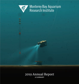 2019 Annual Report a SUMMARY Climate Change a Triple Threat for the Ocean CO2 Burning Fossil Fuels, Deforestation and Industrial Agriculture Release