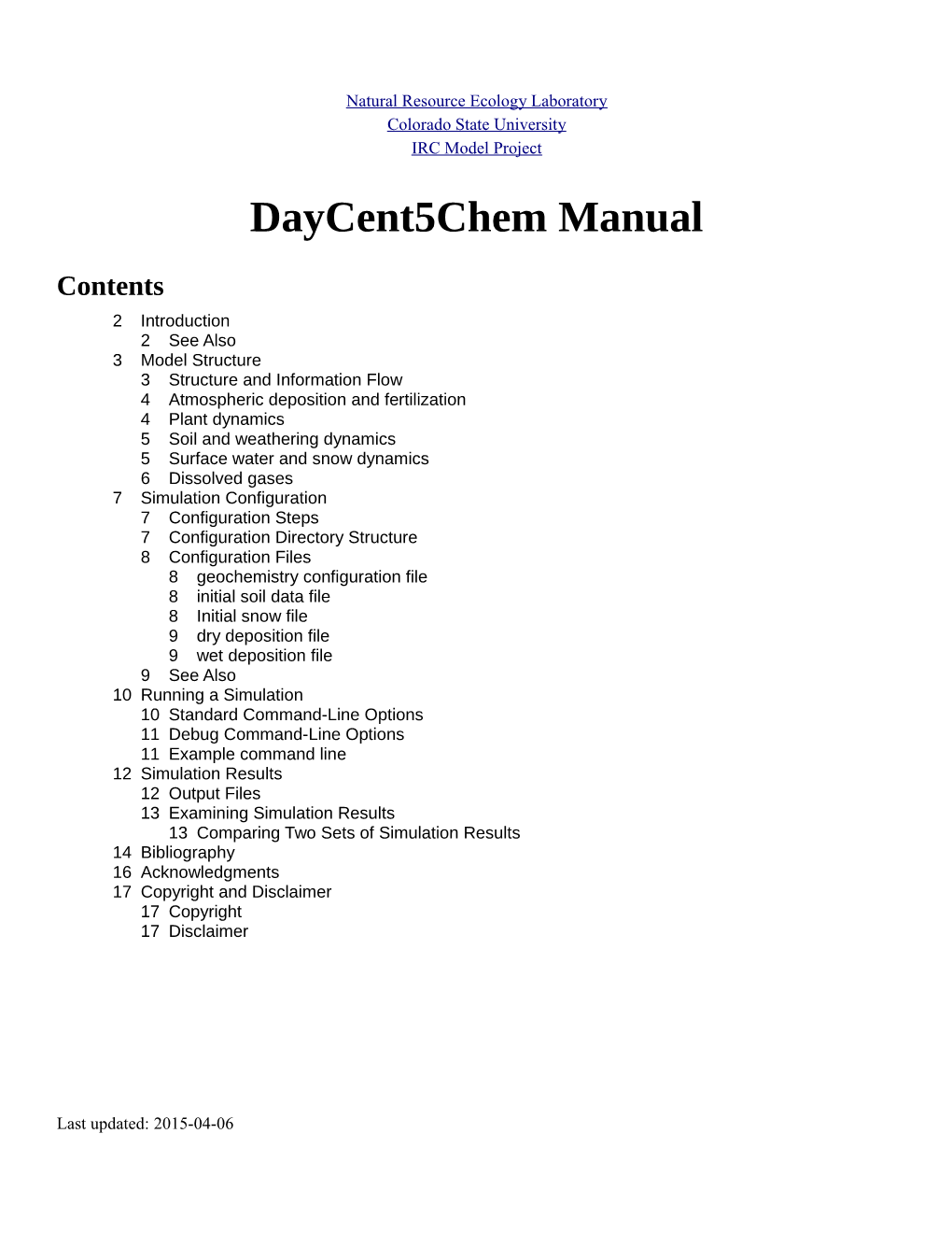 Daycent5chem Manual