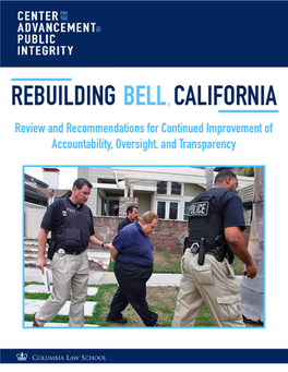 Rebuilding Bell, California